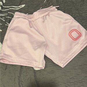 Overtime Pink Mesh Shorts Youth Medium